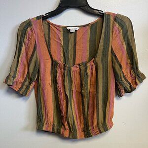 🚨CLEARANCE B1123-17 American Eagle Boho Crop Top